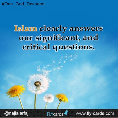 Islam clearly answers our significant, and critical questions.