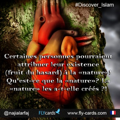 Some people might refer their existence (by chance) to “nature”!  What is “nature”? Did “nature” create them?!