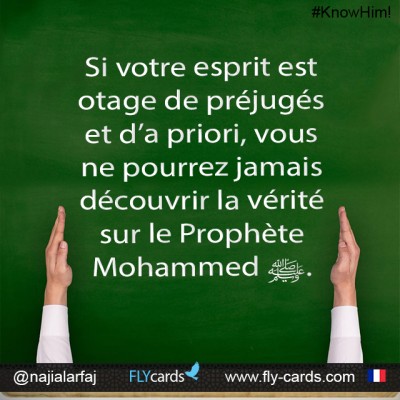 If your mind is captive to prejudice and prejudgment, you will never discover the truth about Prophet Muhammad.