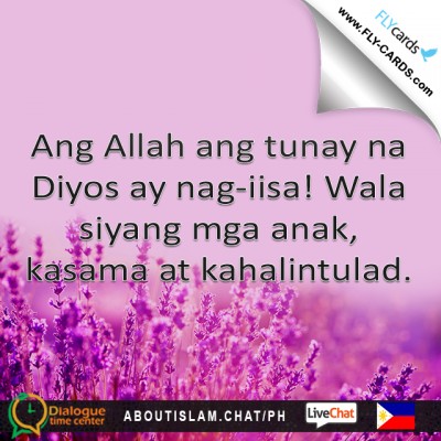 Allah the true God is only ONE! He has no children, partners or equals.