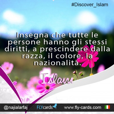 It urges us to think, ponder, reason, and base our judgments on proof. Islam!