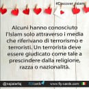 Some people have only known about Islam through media reporting on Terrorism&terrorists. A terrorist must be judged as such regardless of religion, race, or nationality.  