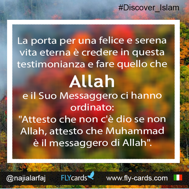 The gateway to a happy, content, and eternal life is through believing in this testimony and doing what Allah and His messenger told us to do : “I testify that there is no god but Allah, and I testify that Muhammad is the messenger of Allah.”