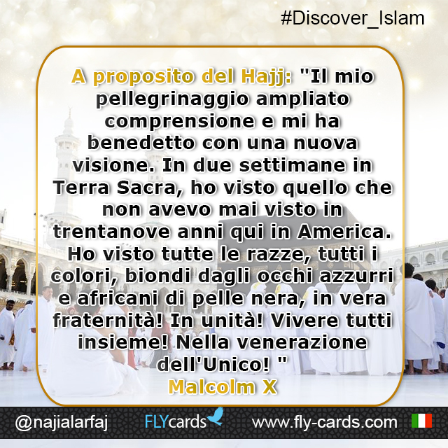 Great sayings about Hajj: “My pilgrimage broadened my scope. It blessed me with a new insight. In two weeks in the Holy Land, I saw what I never had seen in thirty-nine years here in America