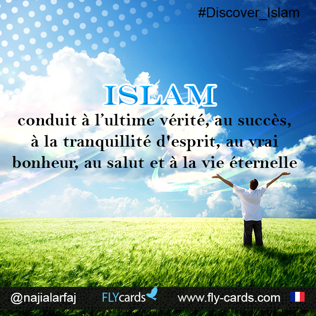 Islam leads to the ultimate truth and success, true peace of mind, real happiness, salvation, and eternal life.