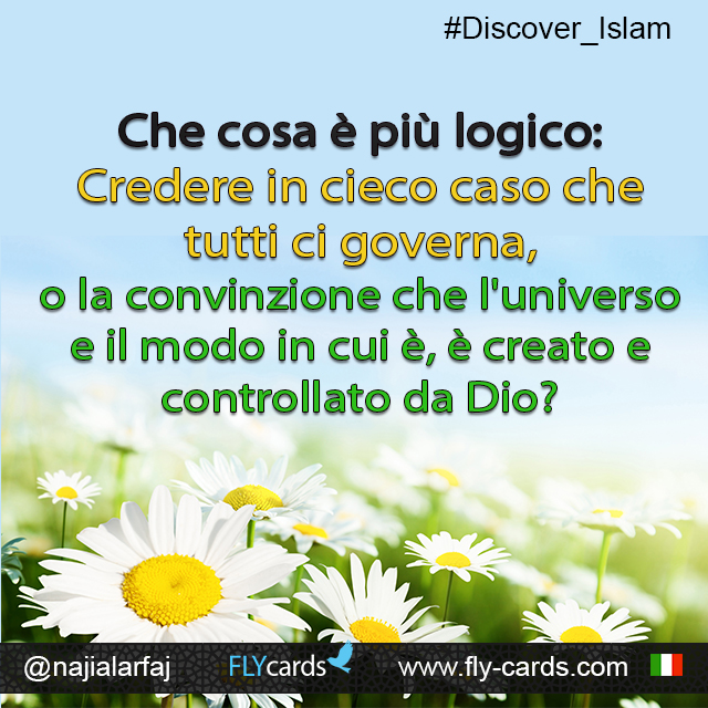 What is more logical: A belief in blind chance governing all, or a belief that the universe is the way it is because it is created & controlled by God?