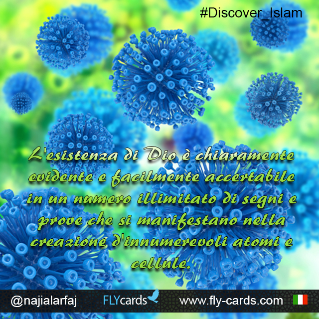 God's existence is clearly evident and easily traceable in unlimited signs & proofs manifested in the creation of numberless atoms & cells.