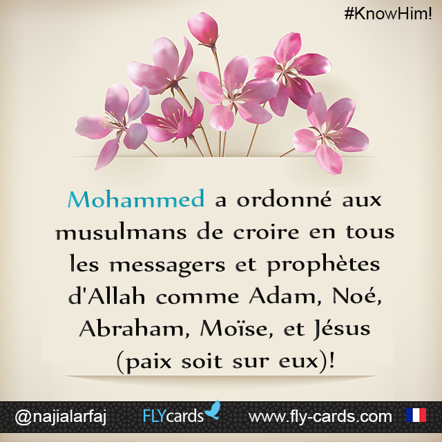 Muhammad ordered Muslims to believe in all Allah’s messengers & prophets like Adam, Noah, Abraham, Moses, and Jesus!