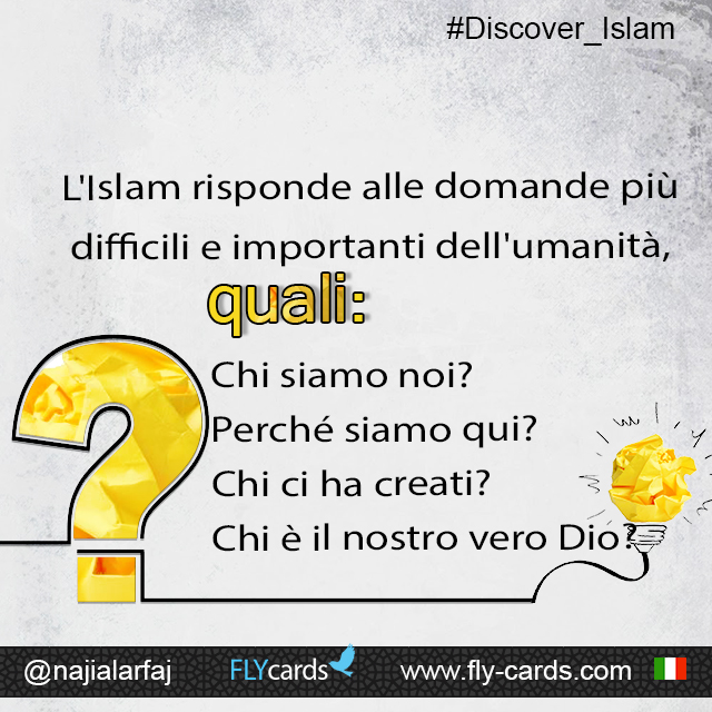 Islam answers humanity’s most critical and significant questions such as: • Who are we? • Why are we here? • Who created us? • Who is our true God? • Whom should we worship?