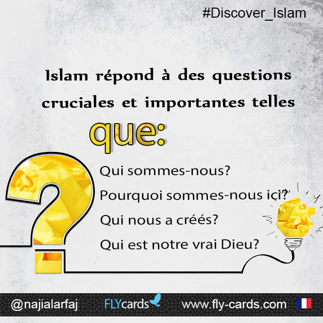 Islam answers critical and significant questions such as: Who are we?Why are we here?Who created us? Who is our true God?