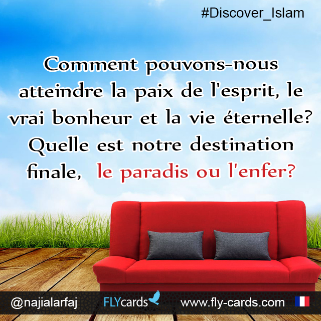 How can we attain peace of mind,real happiness, and eternal life? What is our ultimate destination, Heaven or Hell?